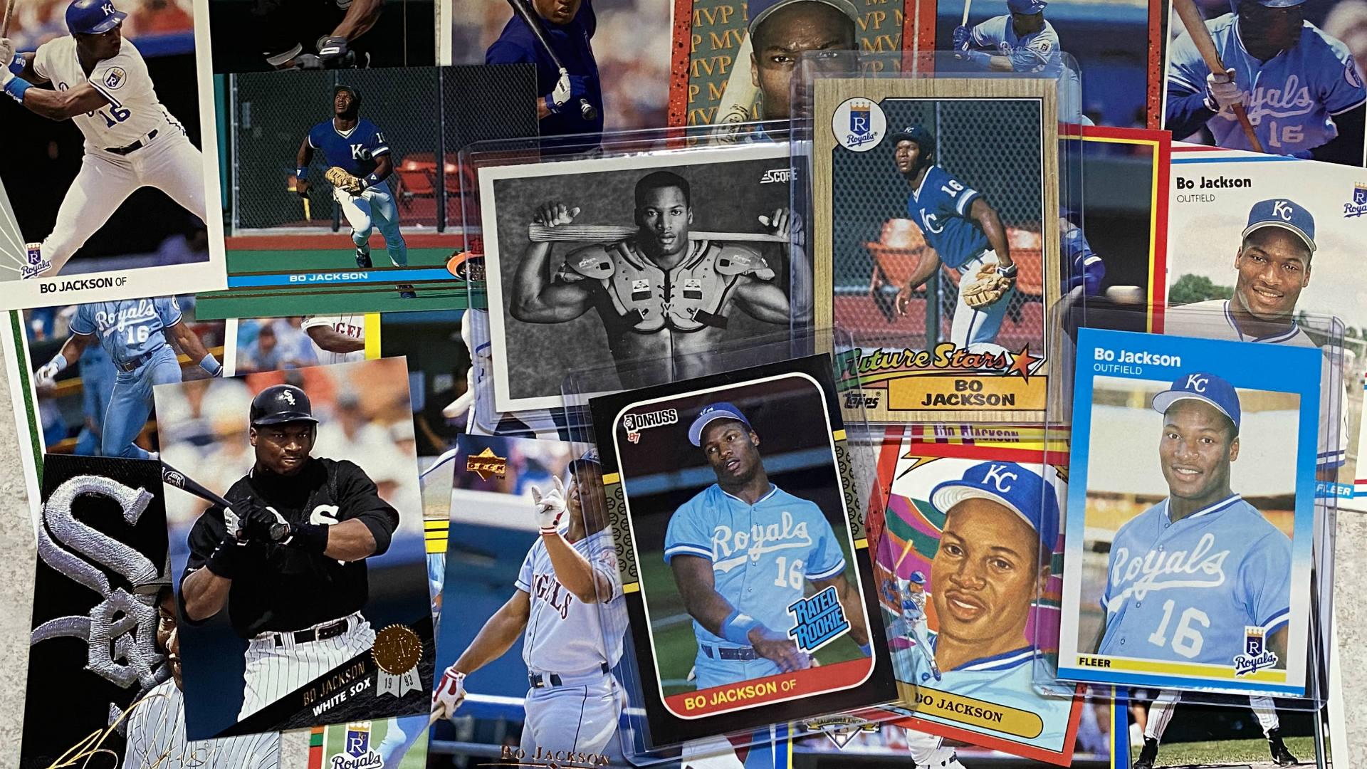 bo jackson baseball card value