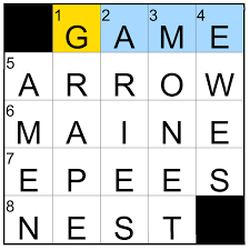 mini crossword answers